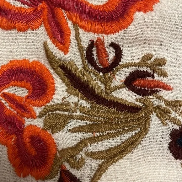 Womens Sun & Shadow White Long Sleeve Light Weight Open Front Blouse. Size S - Picture 3 of 7